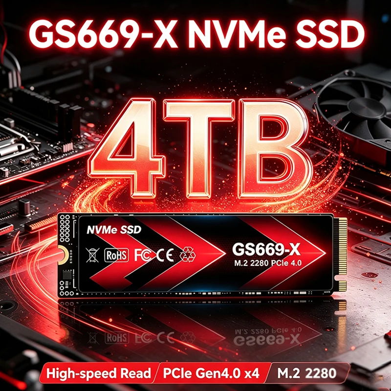 M.2 Nvme 4Tb Pcie 4.0 Ssd - New Original GS669-X NVMe SSD M.2
