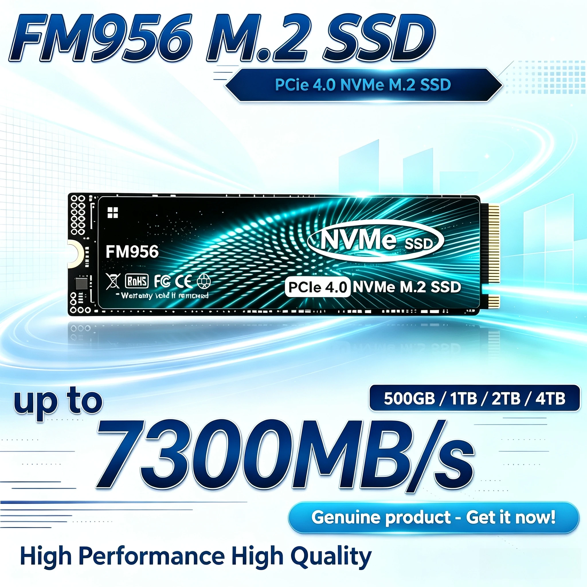 Original FM956 M.2 2280 NVMe S - đánh giá và giá M.2 Nvme 4Tb Pcie 4.0 Ssd