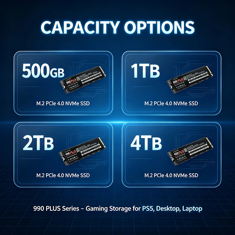 Genuine 990 Plus M.2 NVMe PCIe - đánh giá và giá M.2 Nvme 4Tb Pcie 4.0 Ssd